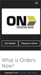 Mobile Screenshot of ordersnow.com