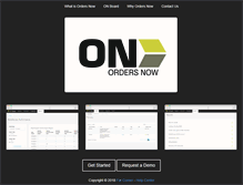 Tablet Screenshot of ordersnow.com